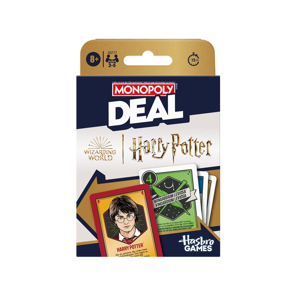 Hasbro Monopoly Deal - Harry Potter Card Game (DK/NO)