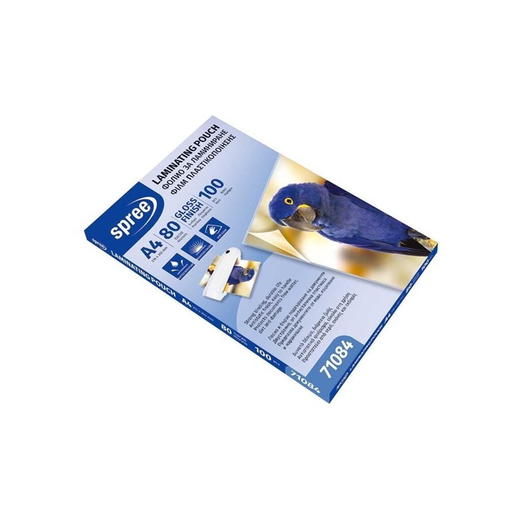 SPREE Lamineringslomme 100 A4 80 my