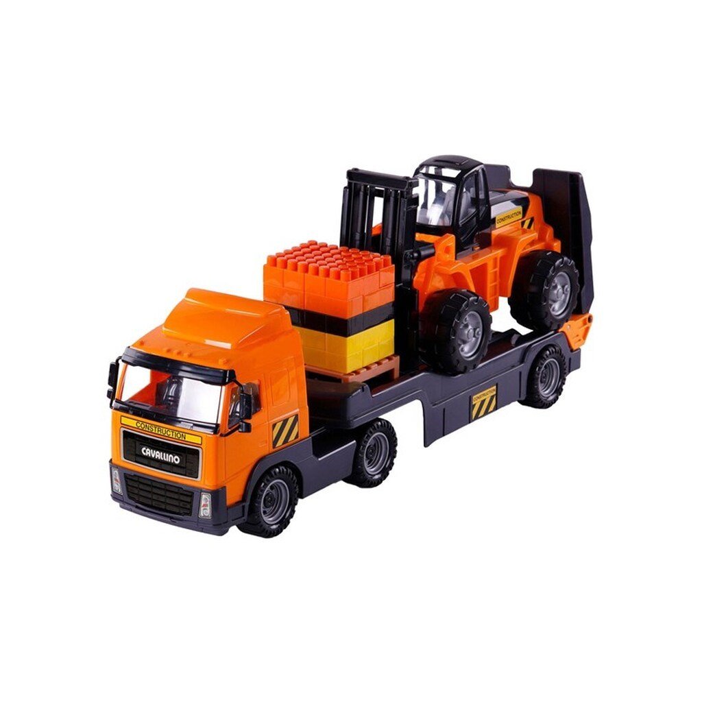 Cavallino Toys Cavallino Truck with Trailer and Forklift Scale 1:16