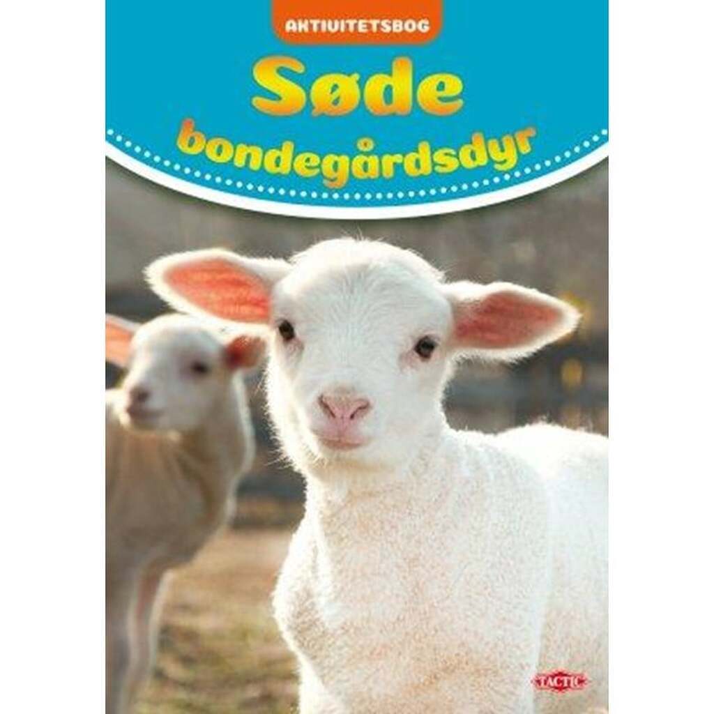 Søde bondsgårdsdyr aktivitetsbog (DK) - Børnebog