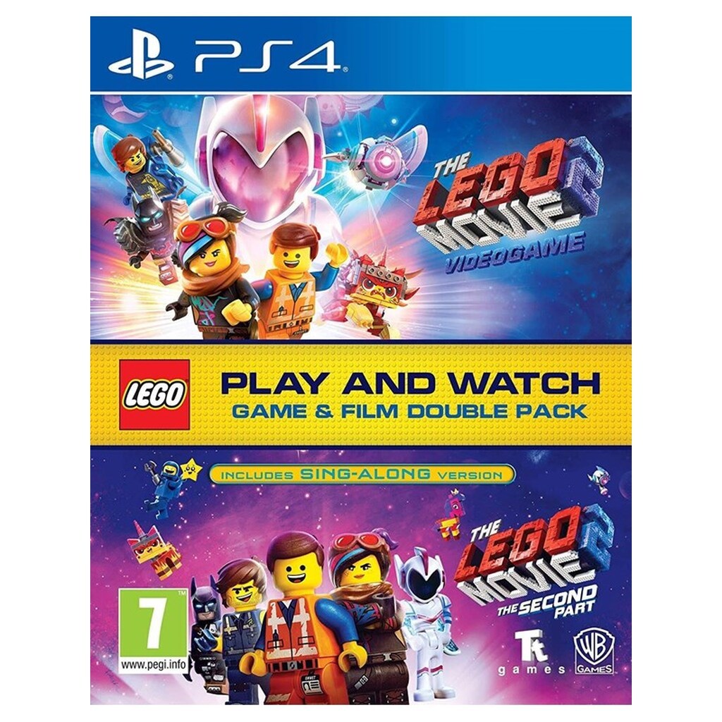 Lego Movie 2 Game &amp; Film Double Pack - Sony PlayStation 4 - Action