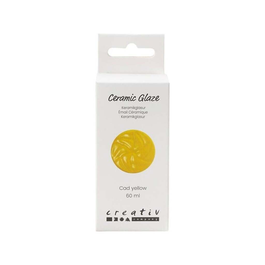 Creativ Company - Ceramic Glaze 984-1101 C Opaque Cad Yellow - 60ml