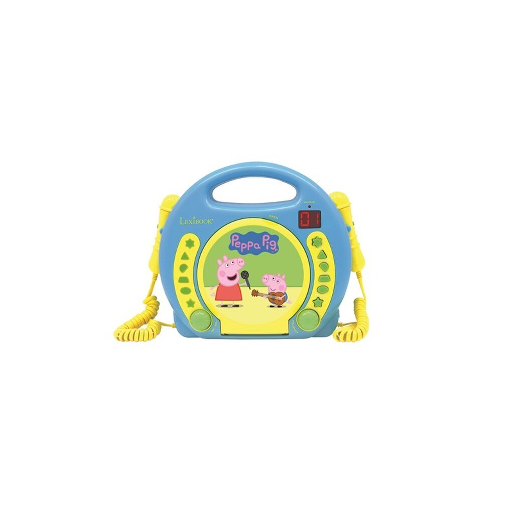 Peppa Pig Karaoke CD playerwith microphones