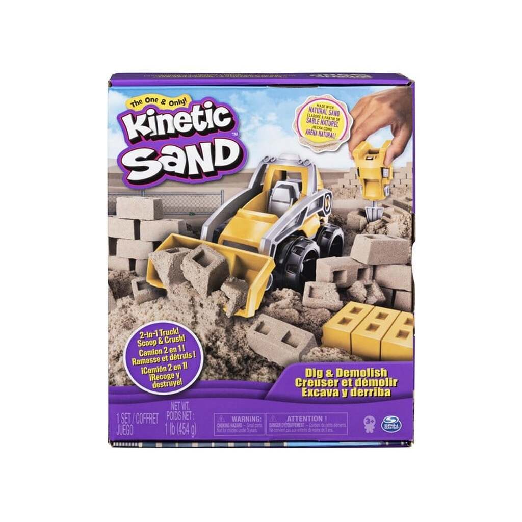 Kinetic Sand grav og nedriv sæt