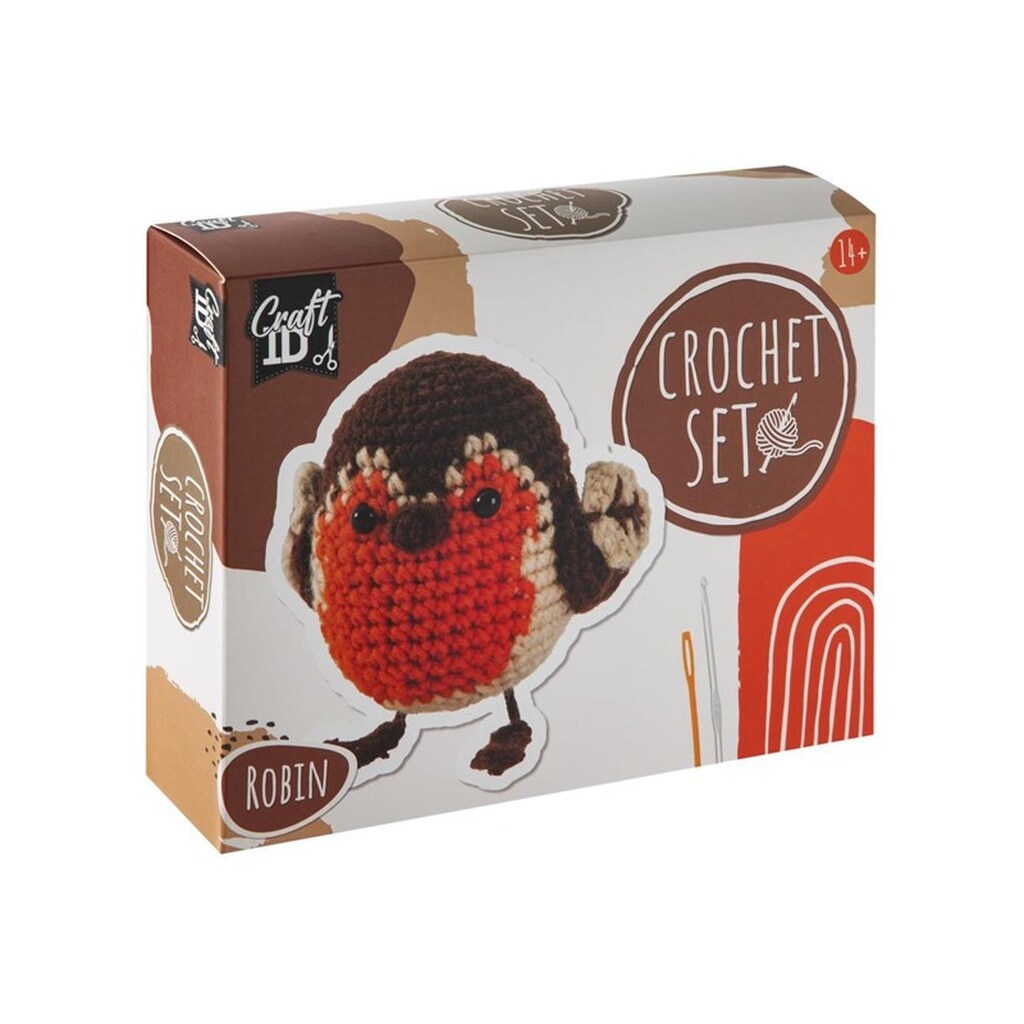 Creative Craft Group CROCHET KIT Hæklesæt RØDKÆLK