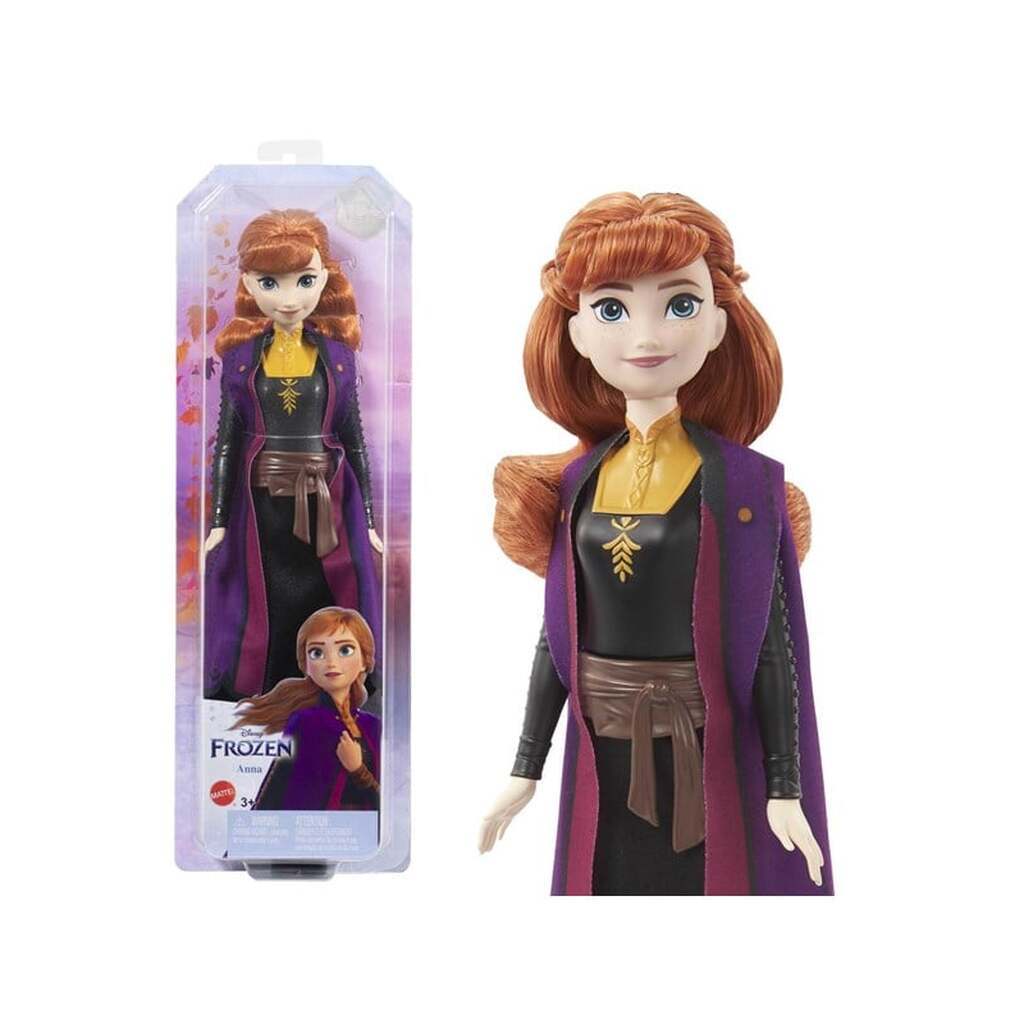 Disney Frost Anna med kappe og nederdel