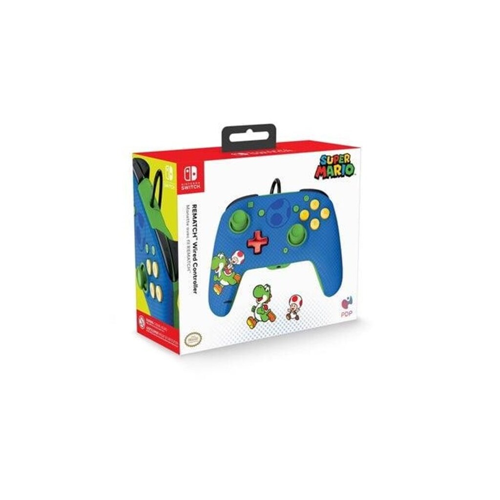 PDP Rematch (Toad &amp; Yoshi) - Wired Controller - Nintendo Switch
