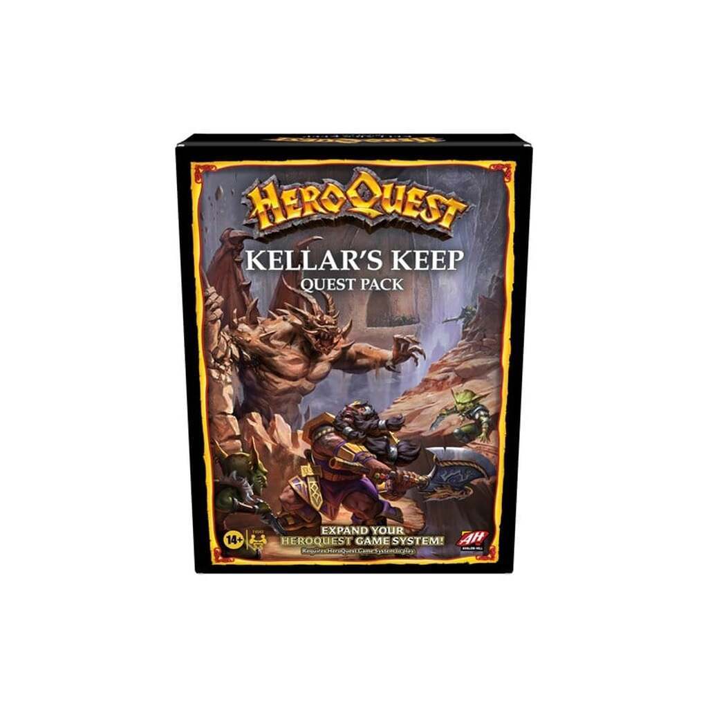 Avalon Hill HeroQuest Kellar&apos;s Keep Quest Pack - Requires HeroQuest Game System to Play (English)