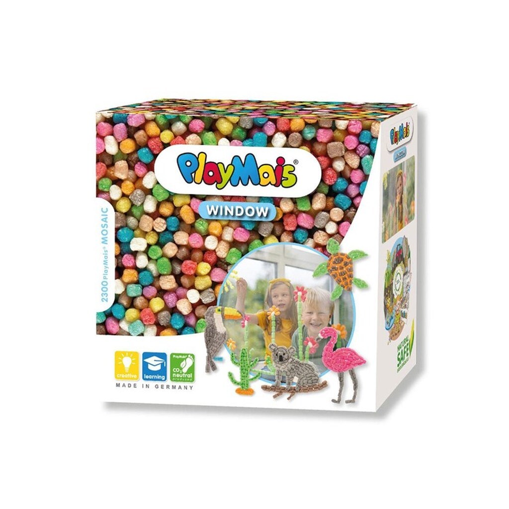 PlayMais - Window Mosaic - Animals 2300 pcs.