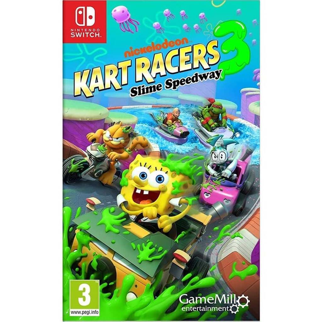 Nickelodeon Kart Racers 3: Slime Speedway (Code in a Box) - Nintendo Switch - Racing