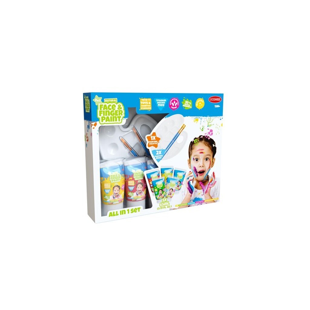 Natural Face &amp; Finger Paint All in 1 Set