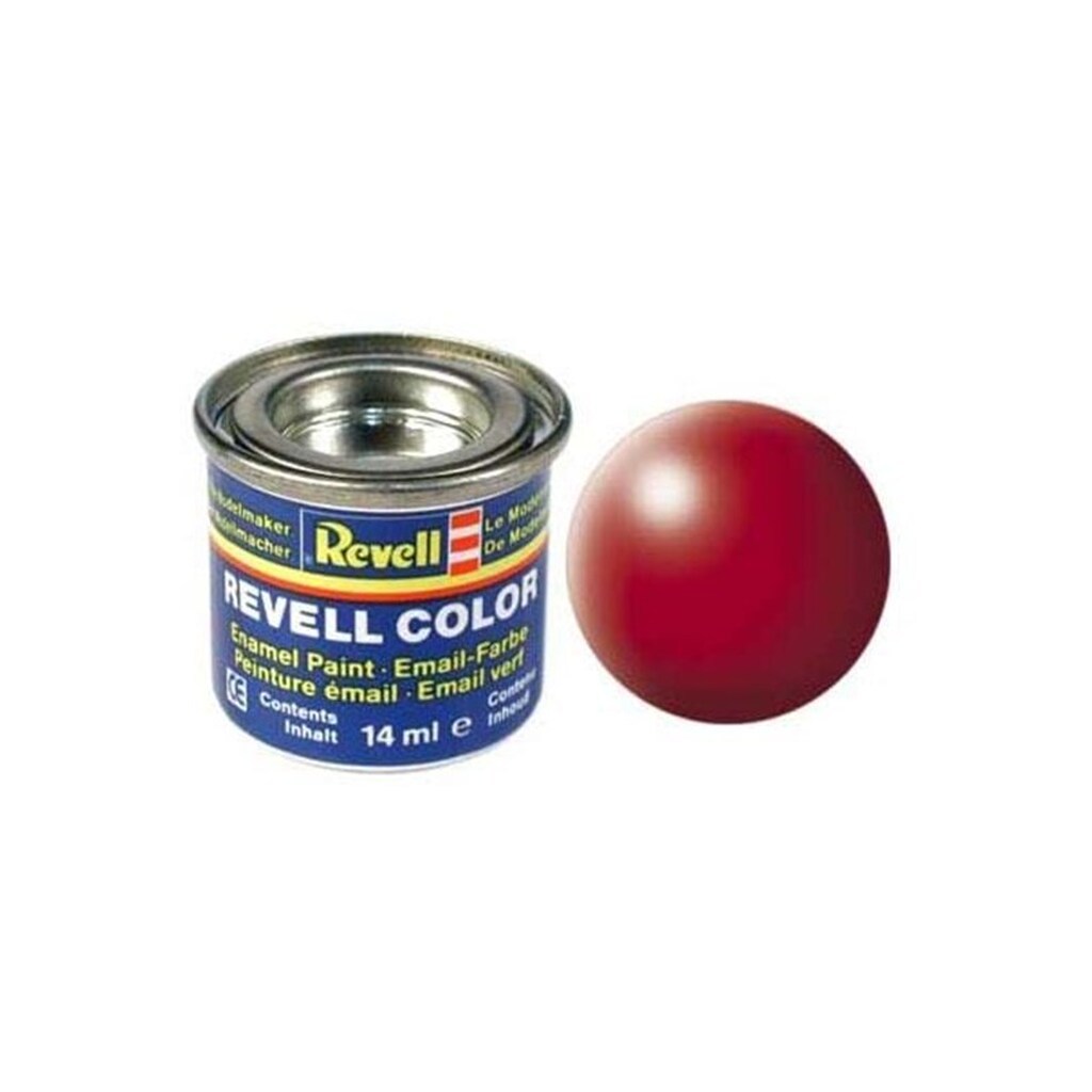 Revell enamel paint # 330-Fire Red silk Matt