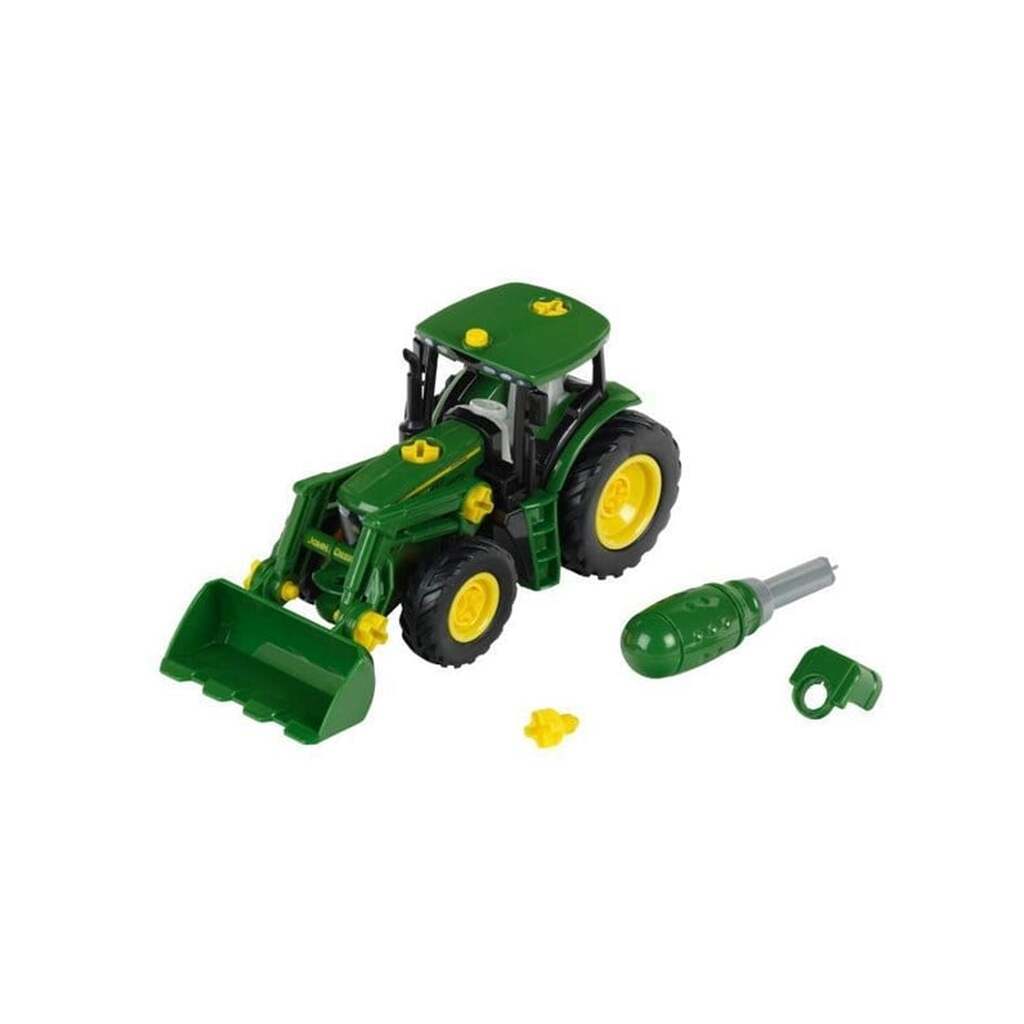 Theo Klein John Deere Traktor med frontlæsser &amp; vægt
