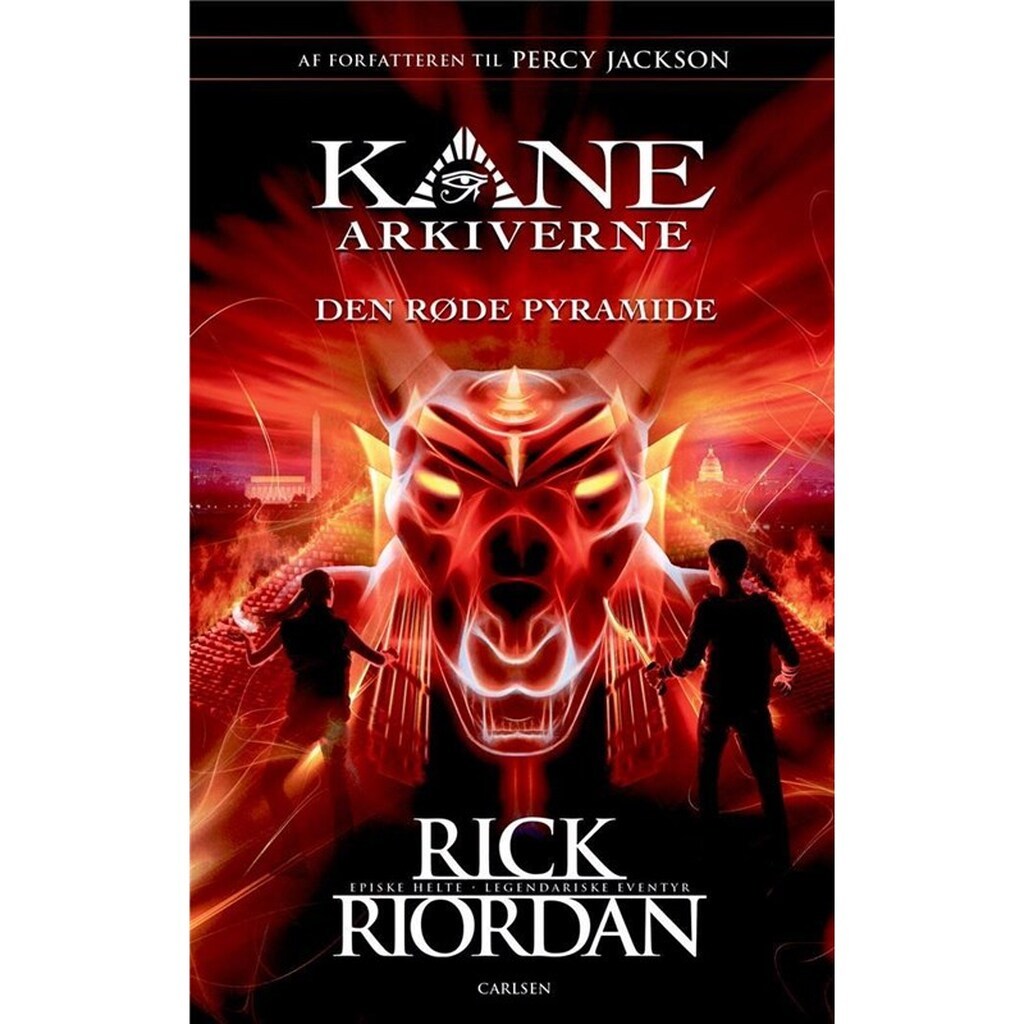 Kane Arkiverne (1) - Den røde pyramide - Børnebog - Hardcover