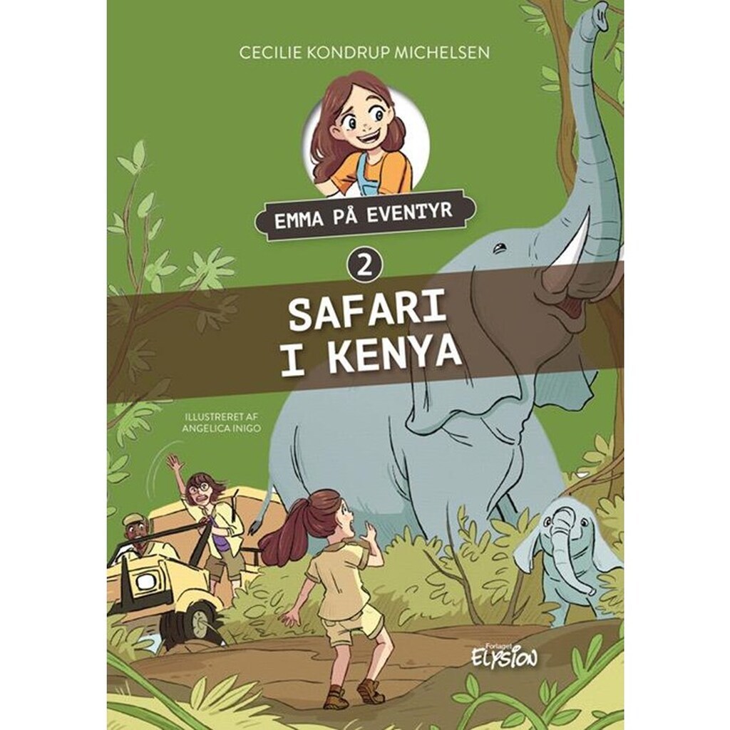 Safari i Kenya - Børnebog - hardback