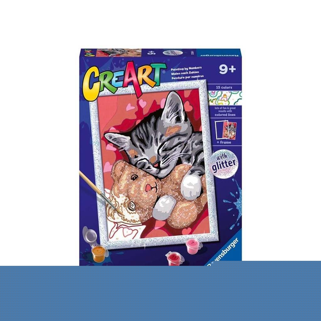 Ravensburger CreArt Painting by Numbers - Peaceful Kitten
