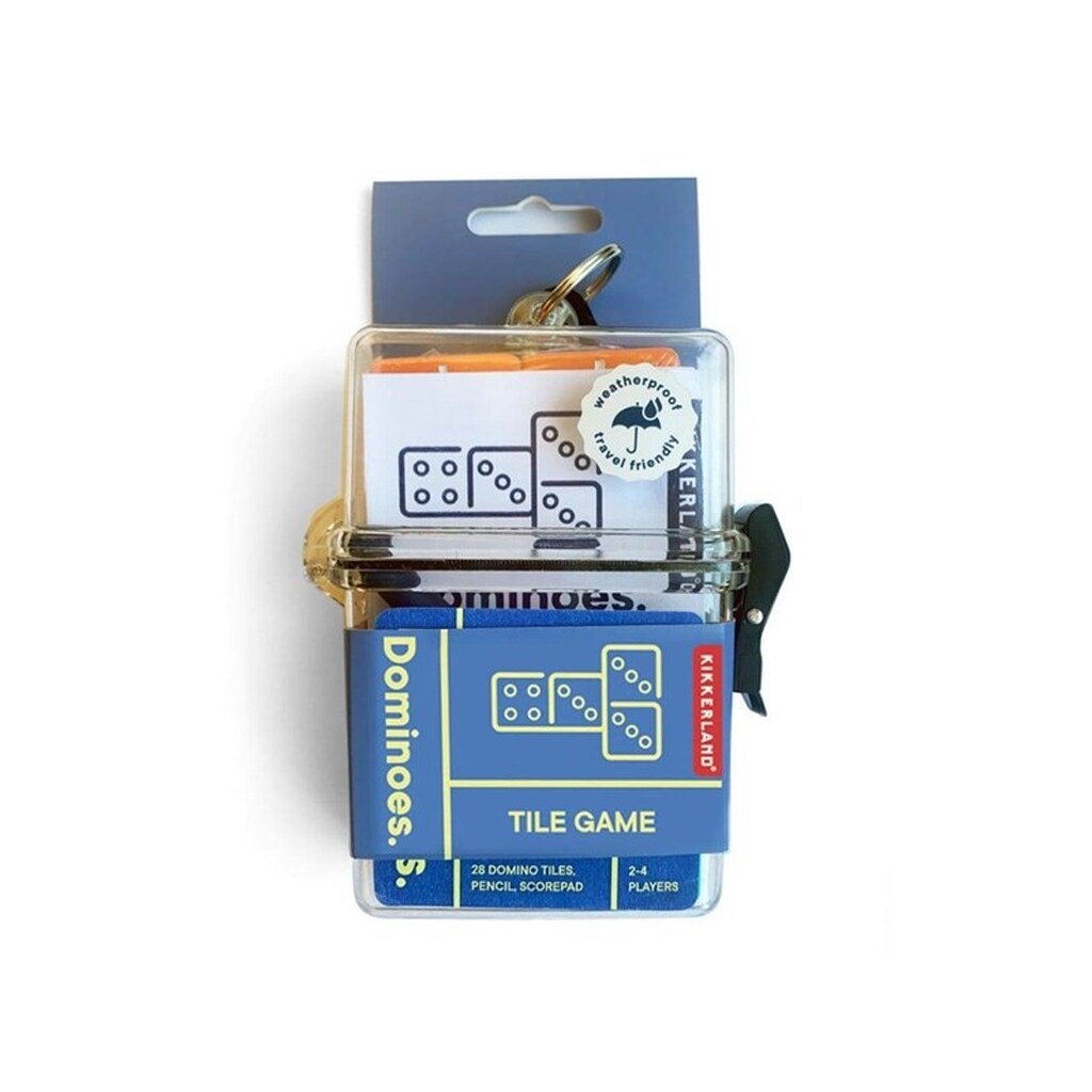 Kikkerland Dominoes Travel Game