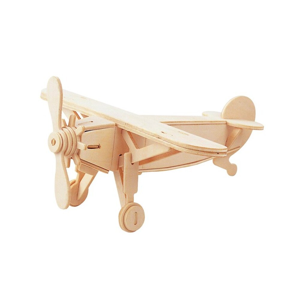 Eureka Gepetto&apos;s Workshop Wooden Construction Kit 3D - Airplane