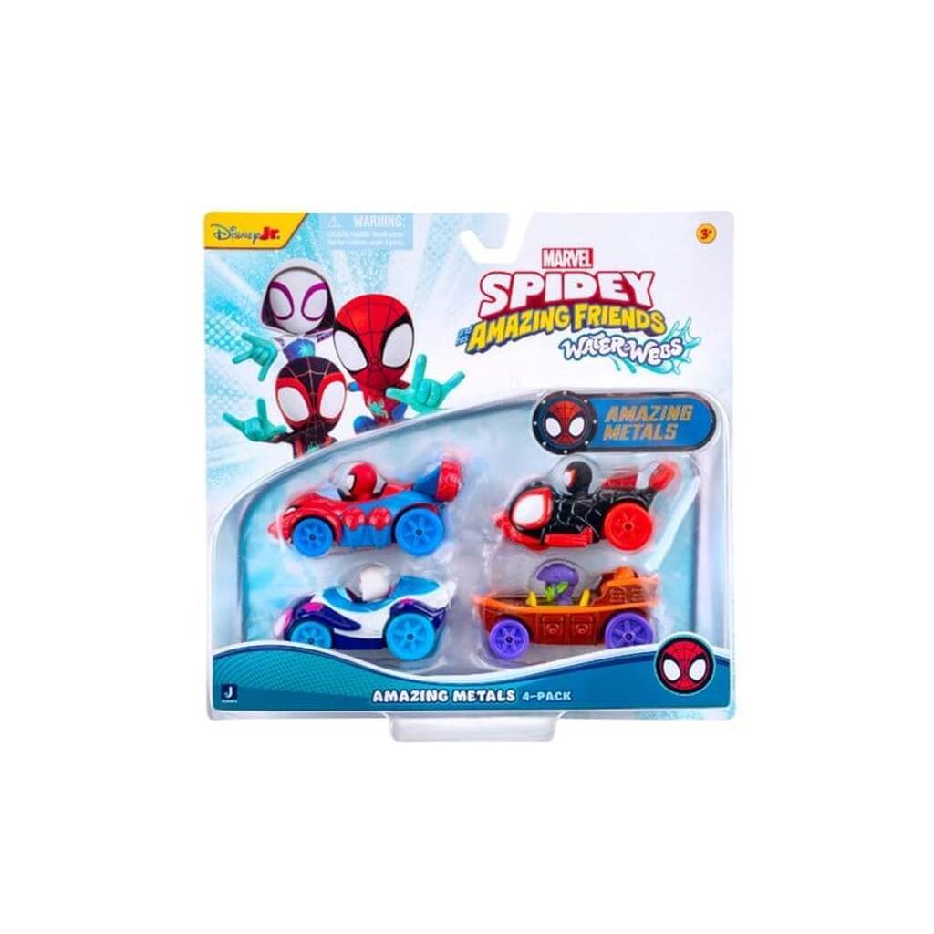 Marvel Spidey og Hans Fantastiske Venner Amazing Metals 4-Pakke