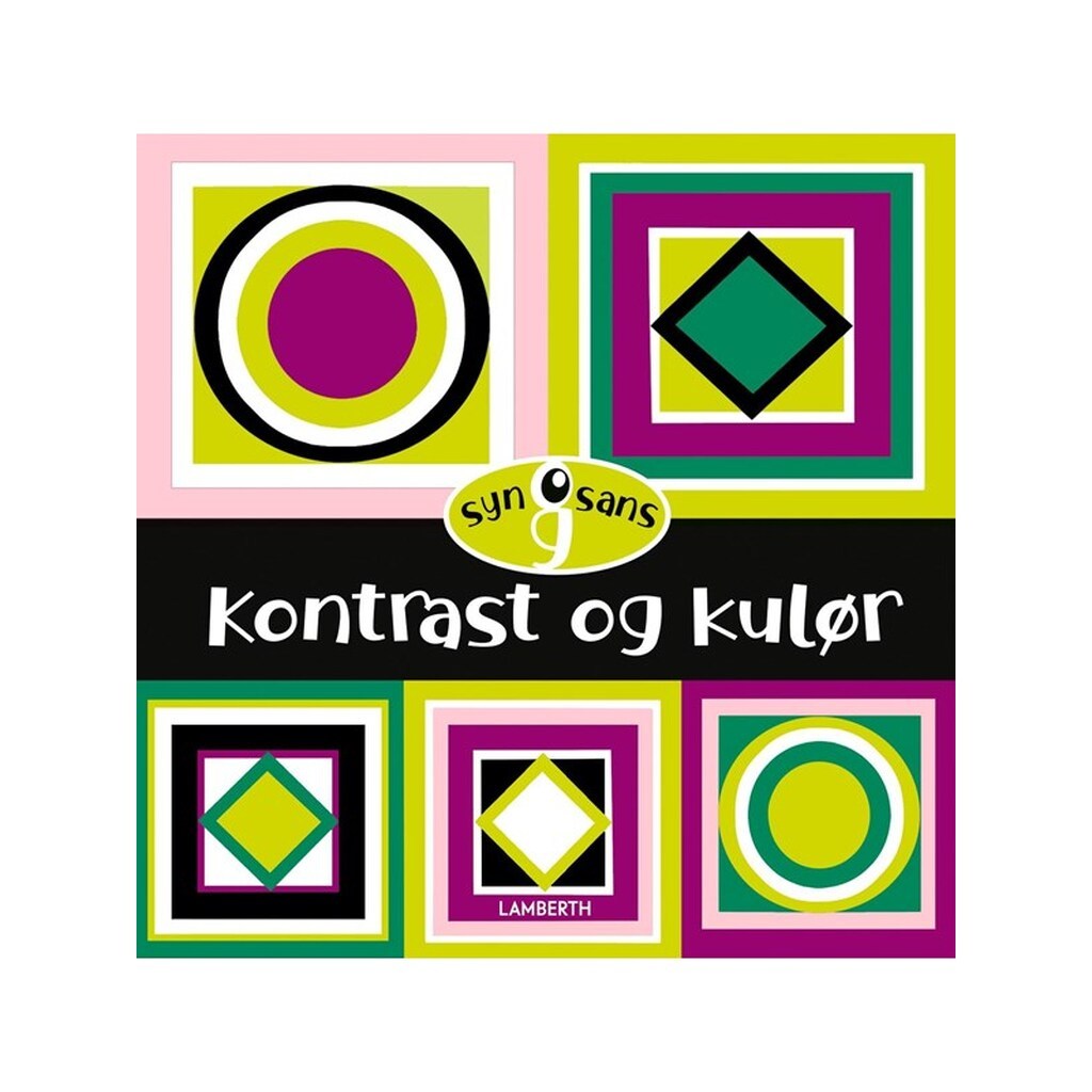 Kontrast og kulør - Børnebog - Papbog