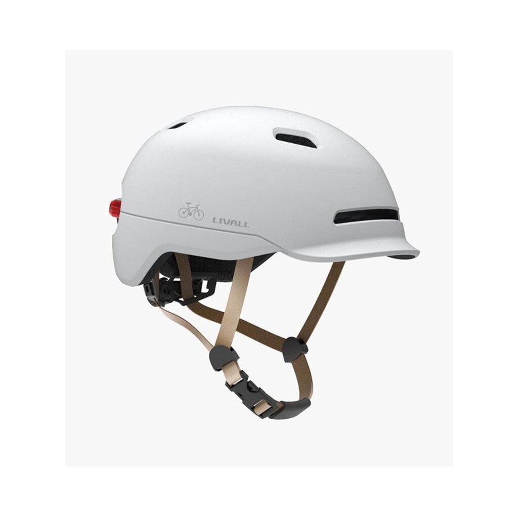 Livall C20 Smart Commuter Hjelm - Medium - Hvid