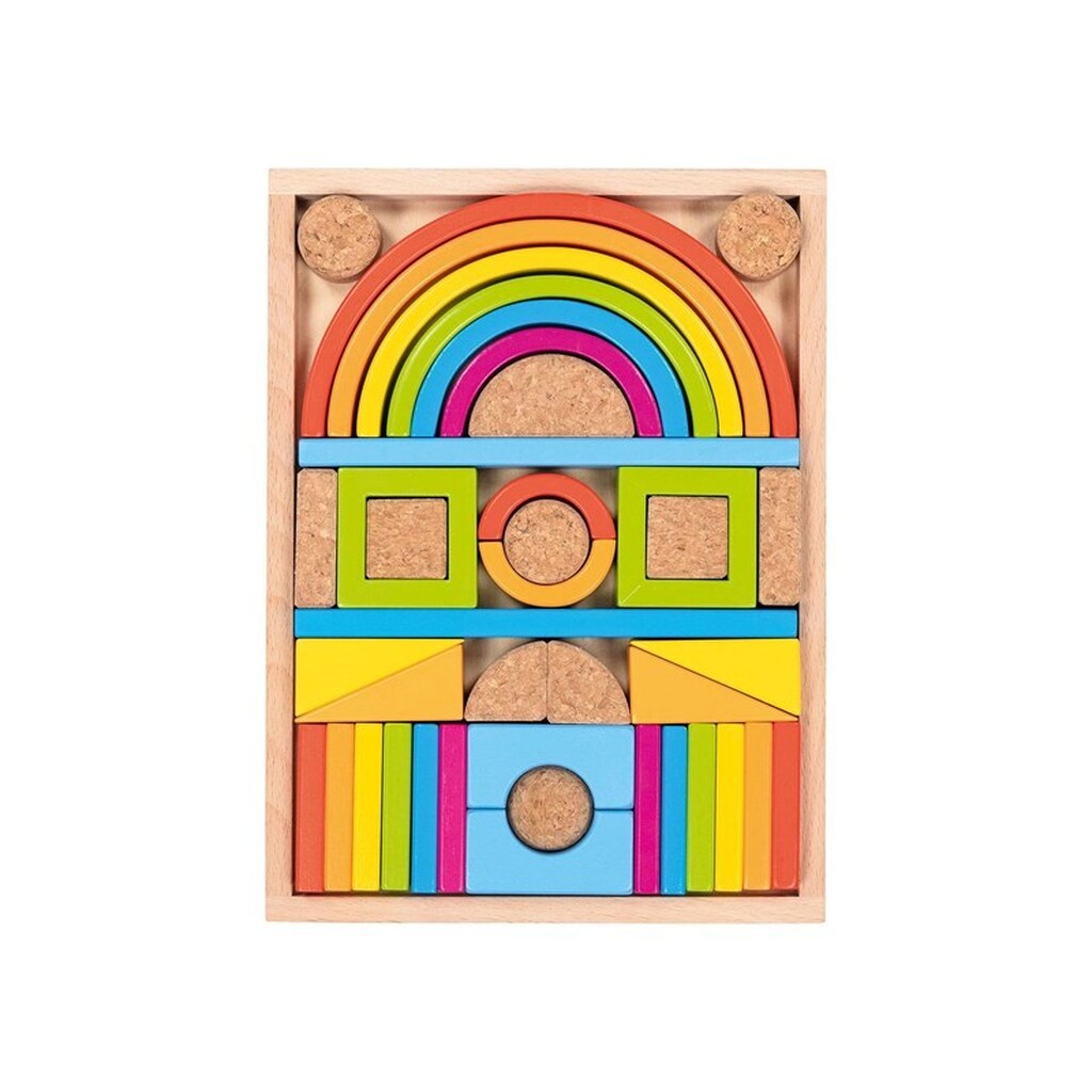 Goki Wooden Building Blocks Color 41 pcs.