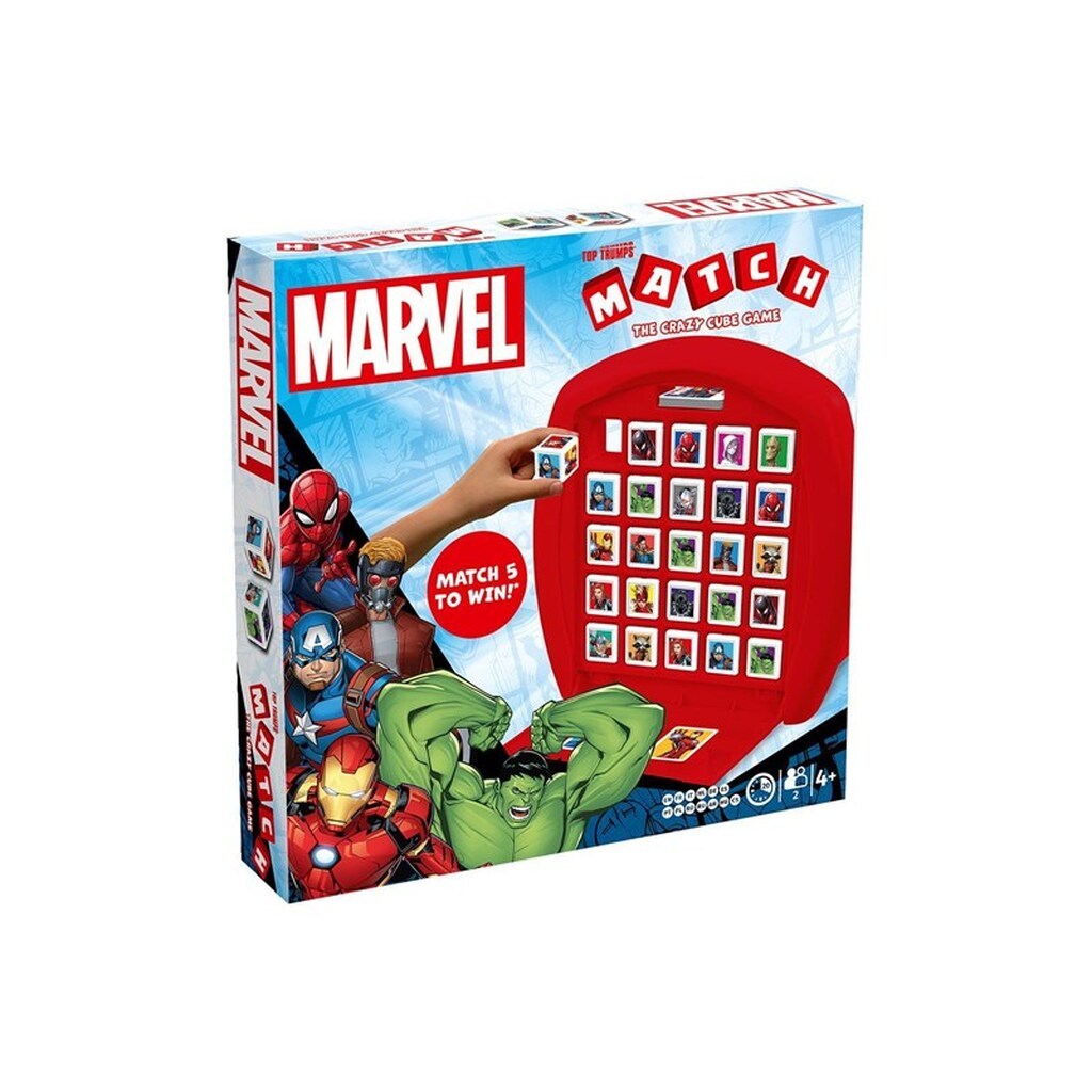 Winning Moves Top Trumps Match - Marvel: The Crazy Cube Game (English)