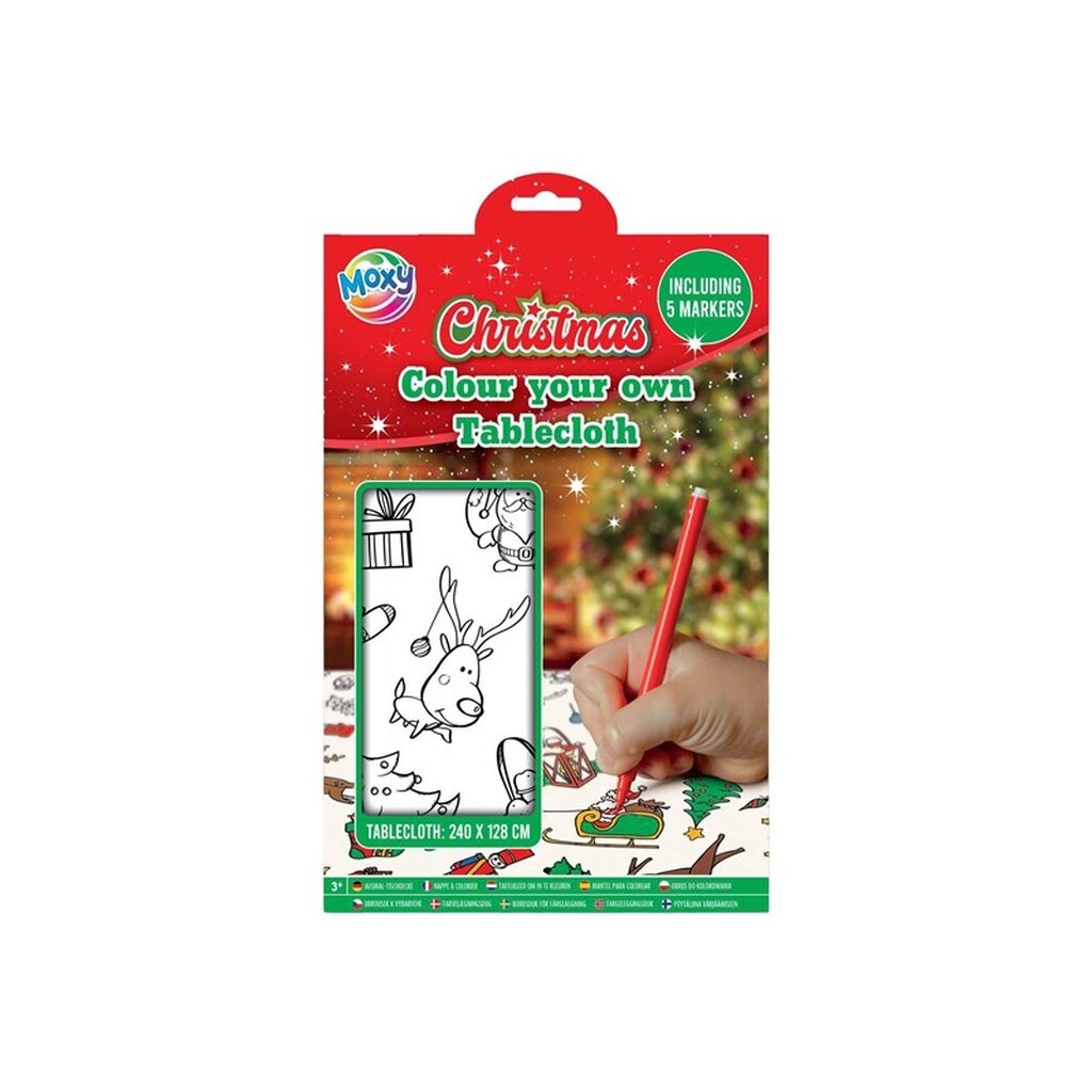 Creative Craft Group Xmas Color your own Tablecloth