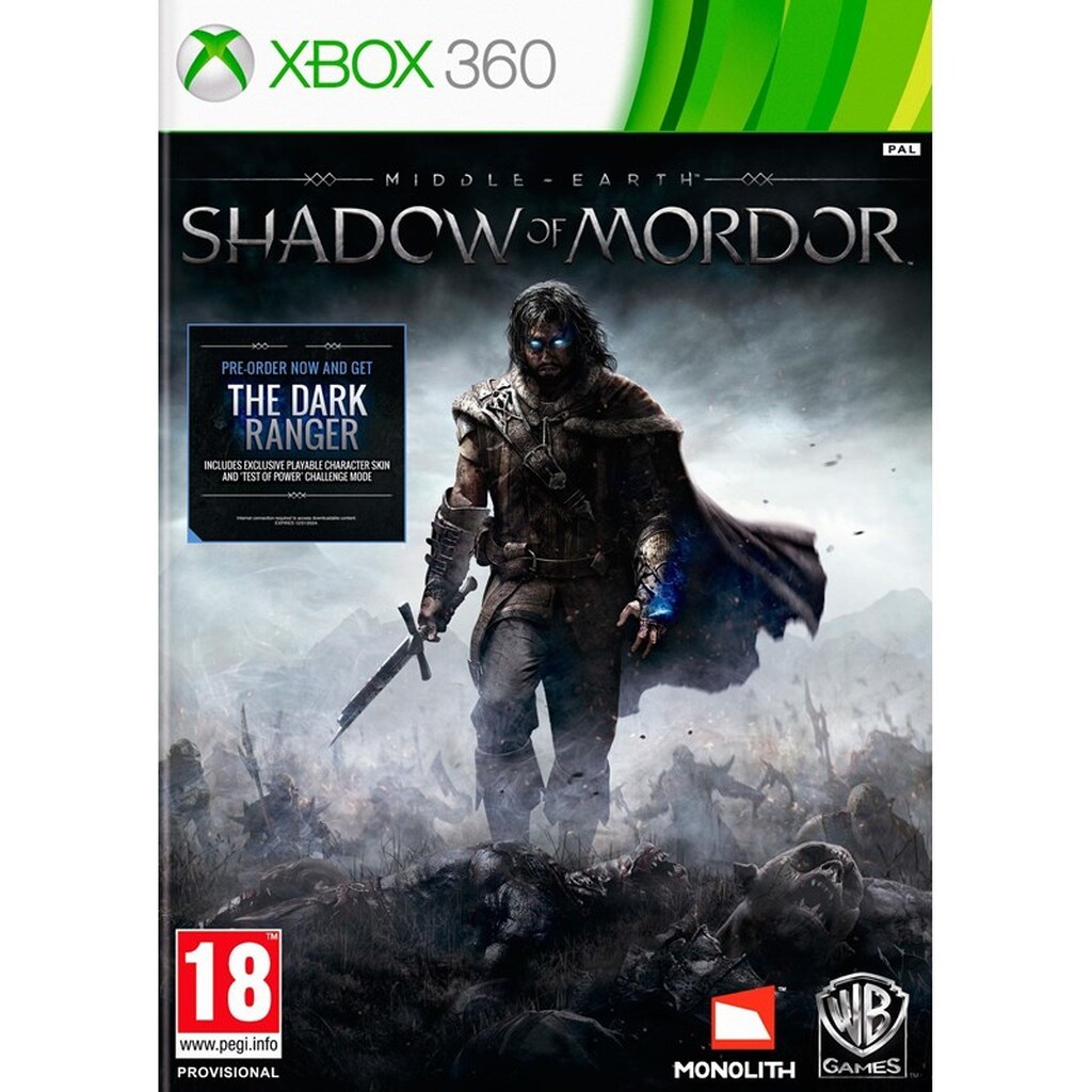 Middle-Earth: Shadow of Mordor - Microsoft Xbox 360 - Action