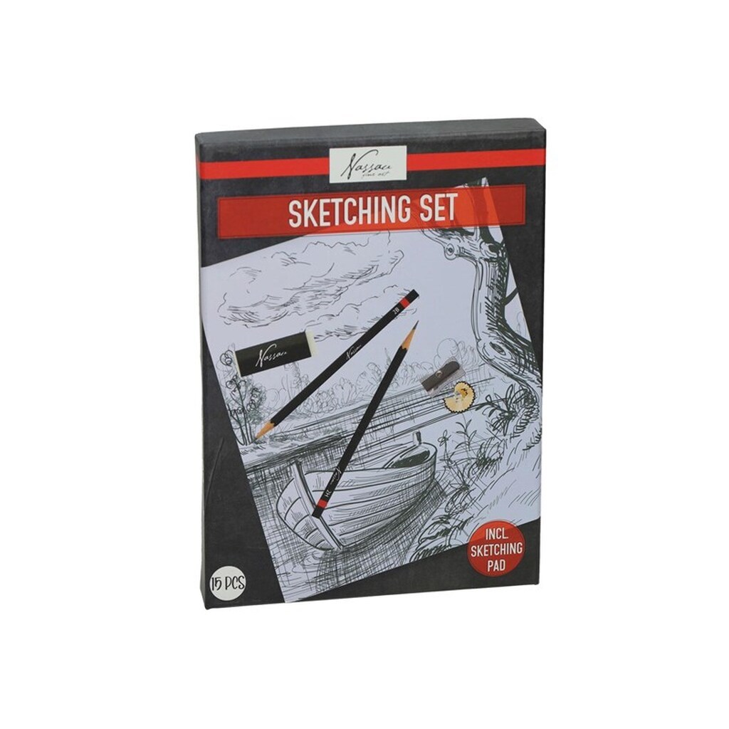 Creative Craft Group - Drawing pad with pencils and sharpener 15 pcs