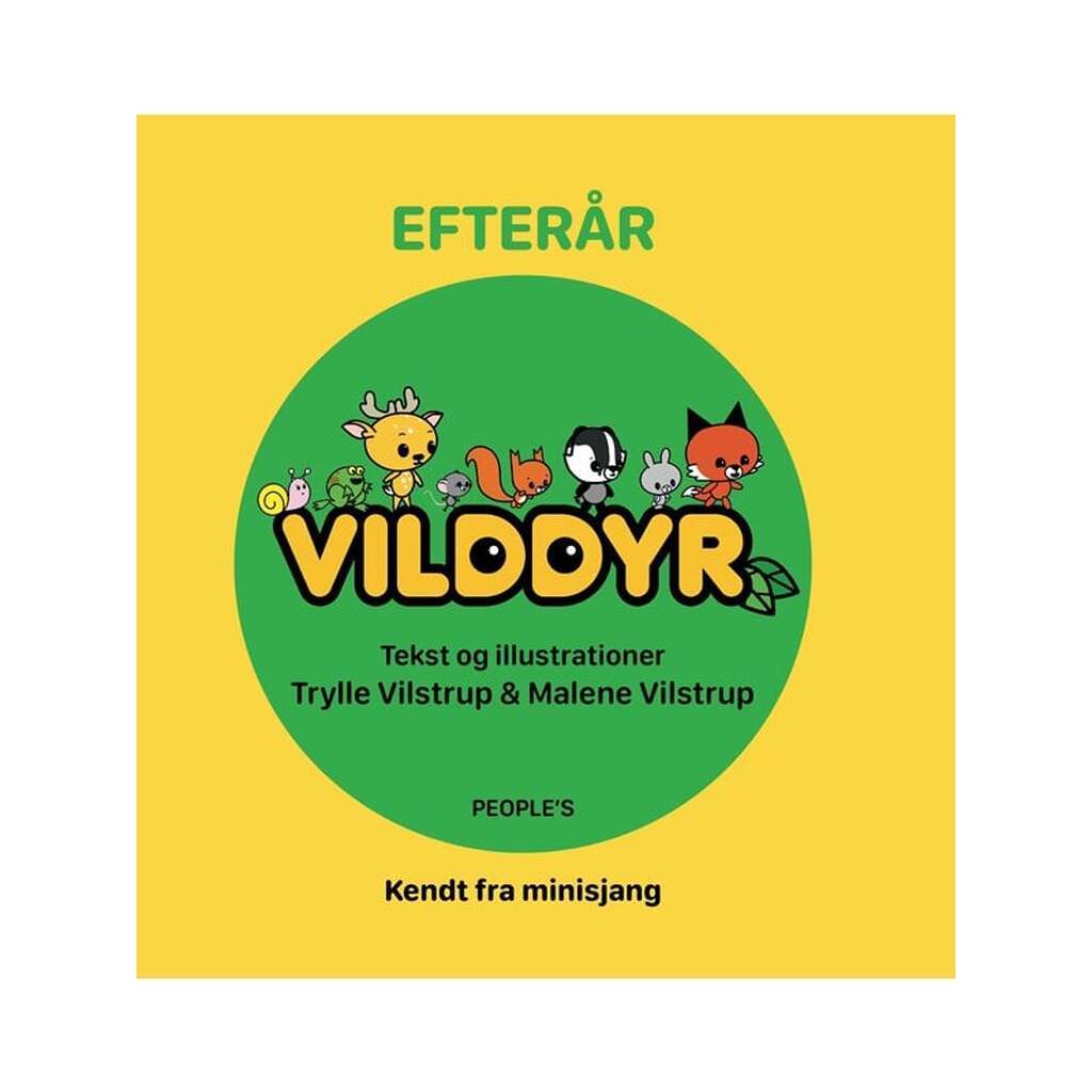 Vilddyr - Efterår og vinter - Børnebog - Papbog