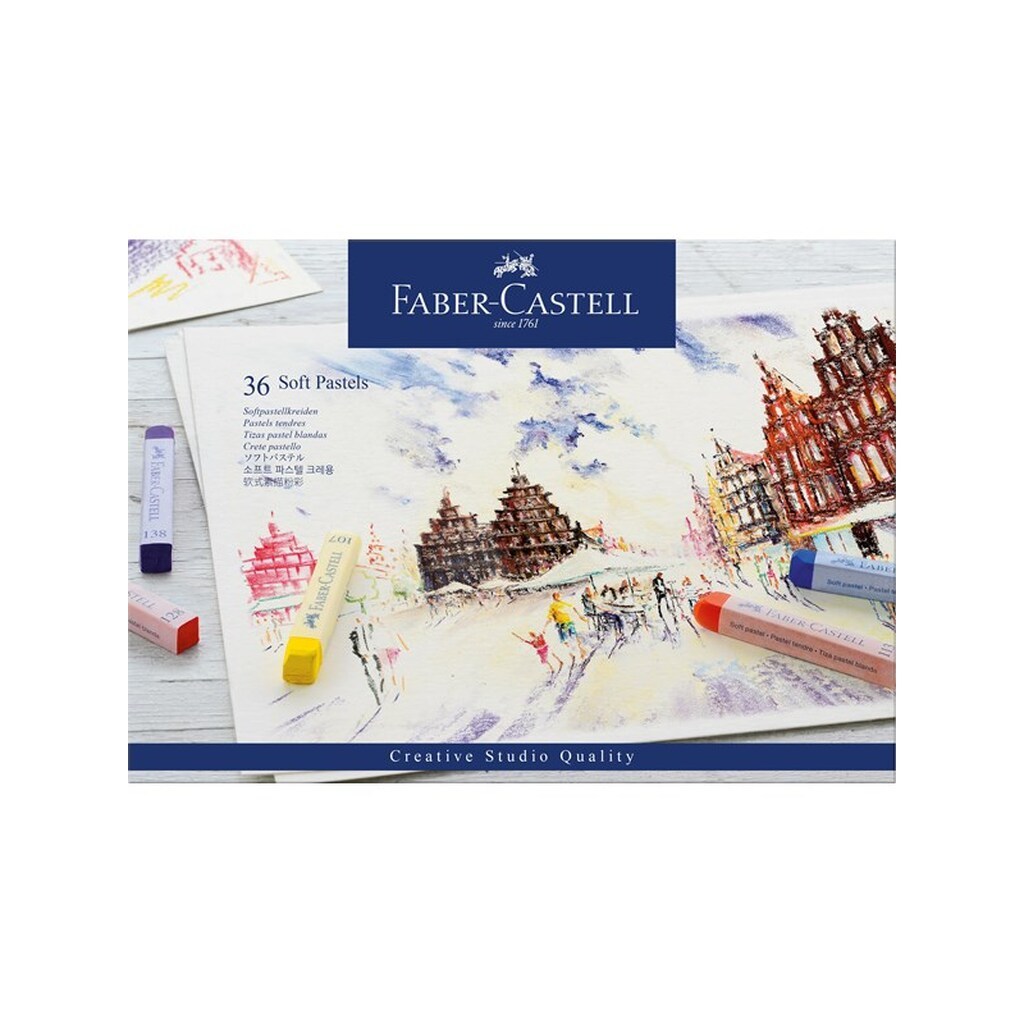 Faber-Castell Kridt Soft pastel, box 36