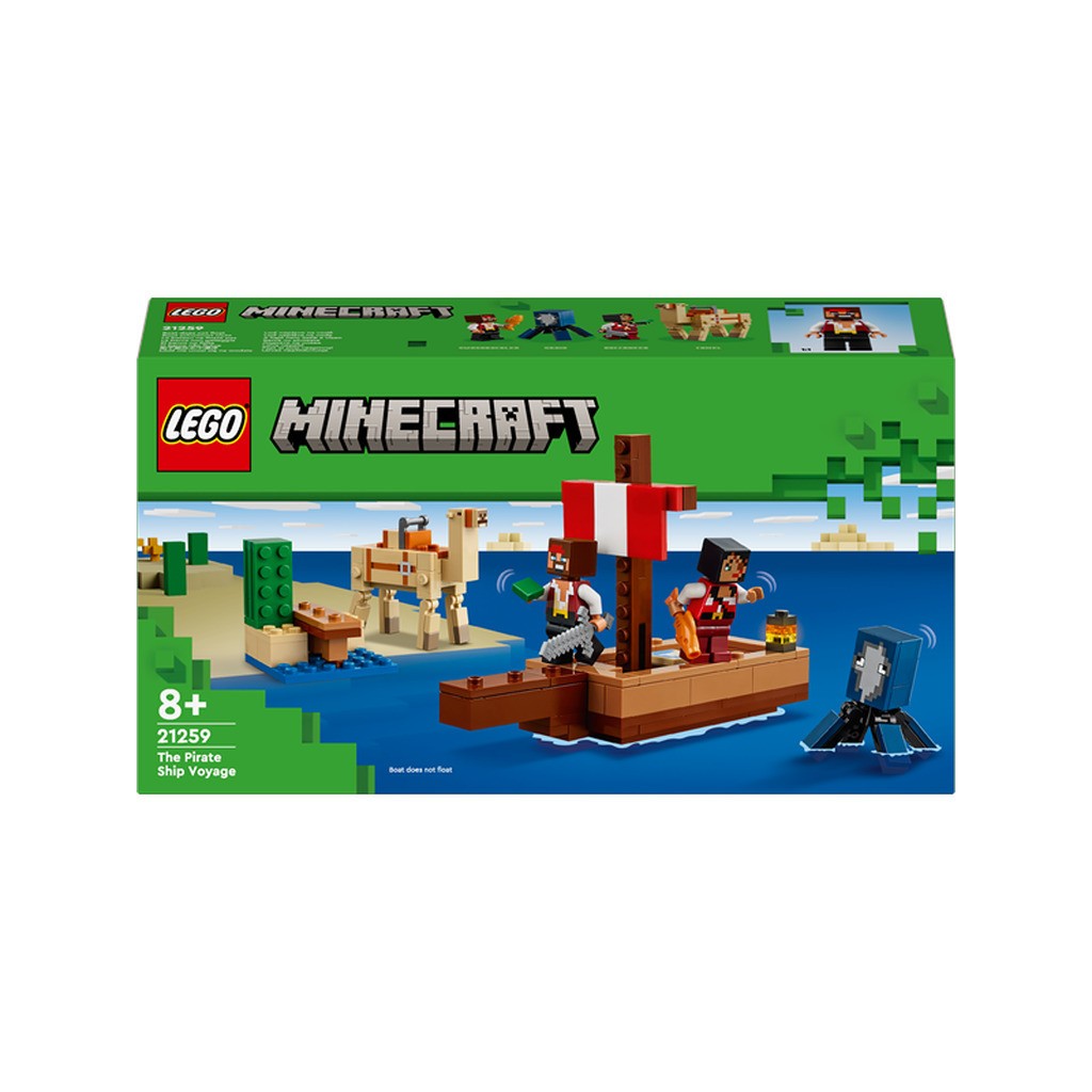LEGO Minecraft 21259 Piratskibsrejsen