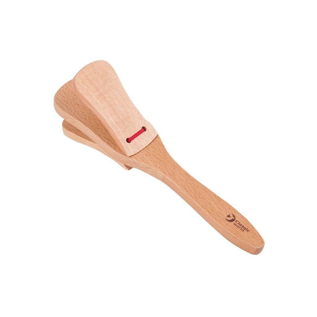 Classic World Castagnet Birch wood