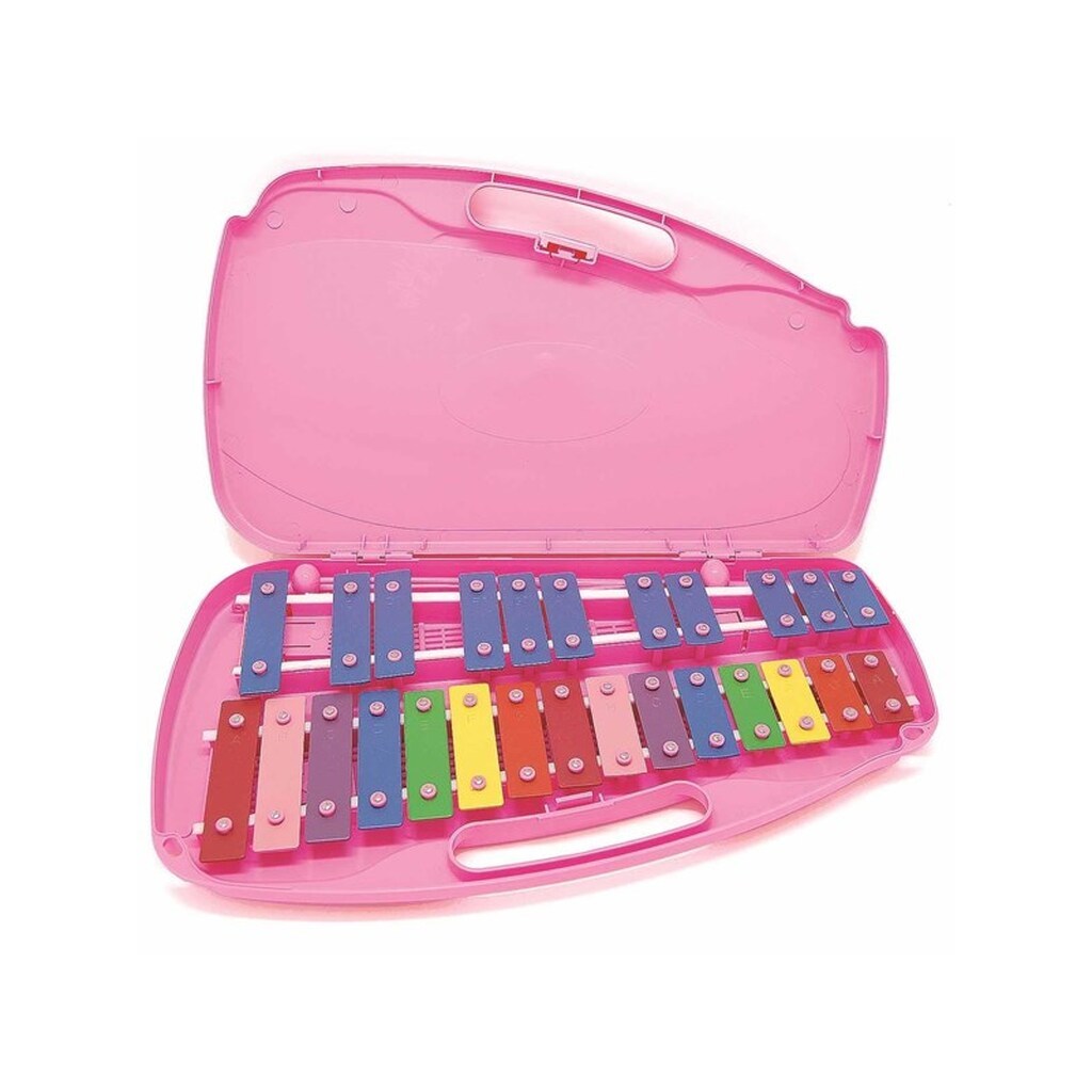 Easttop Metallophone in Pink hardcase - 26 notes