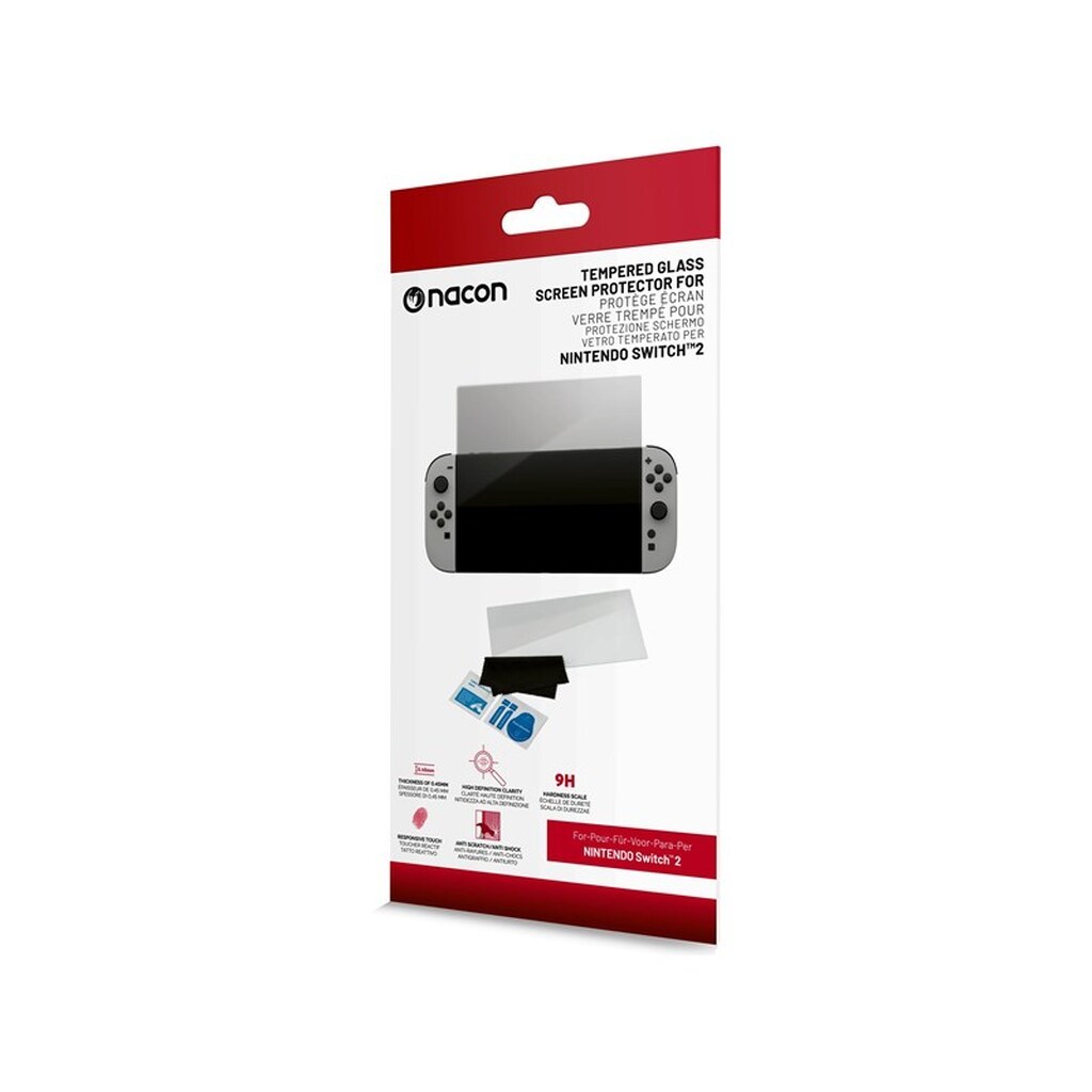 NACON Tempered Glass - Miscellaneous Skærmbeskytter - Nintendo Switch 2
