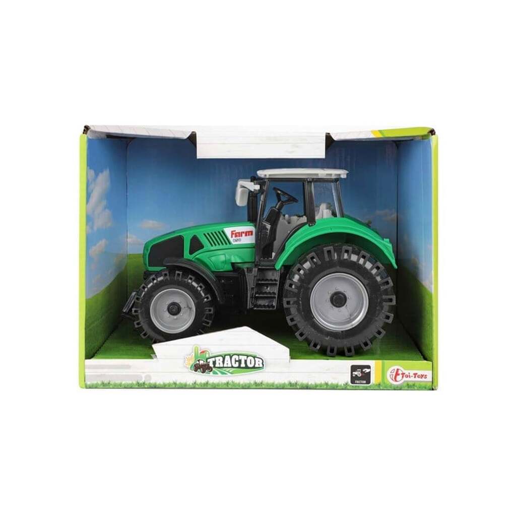 Toi-Toys - Tractor with Friction Green 19cm