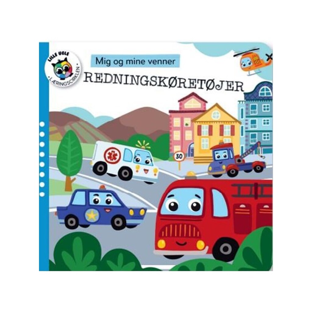 Mig og mine venner - Redningskøretøjer - Børnebog - Papbog