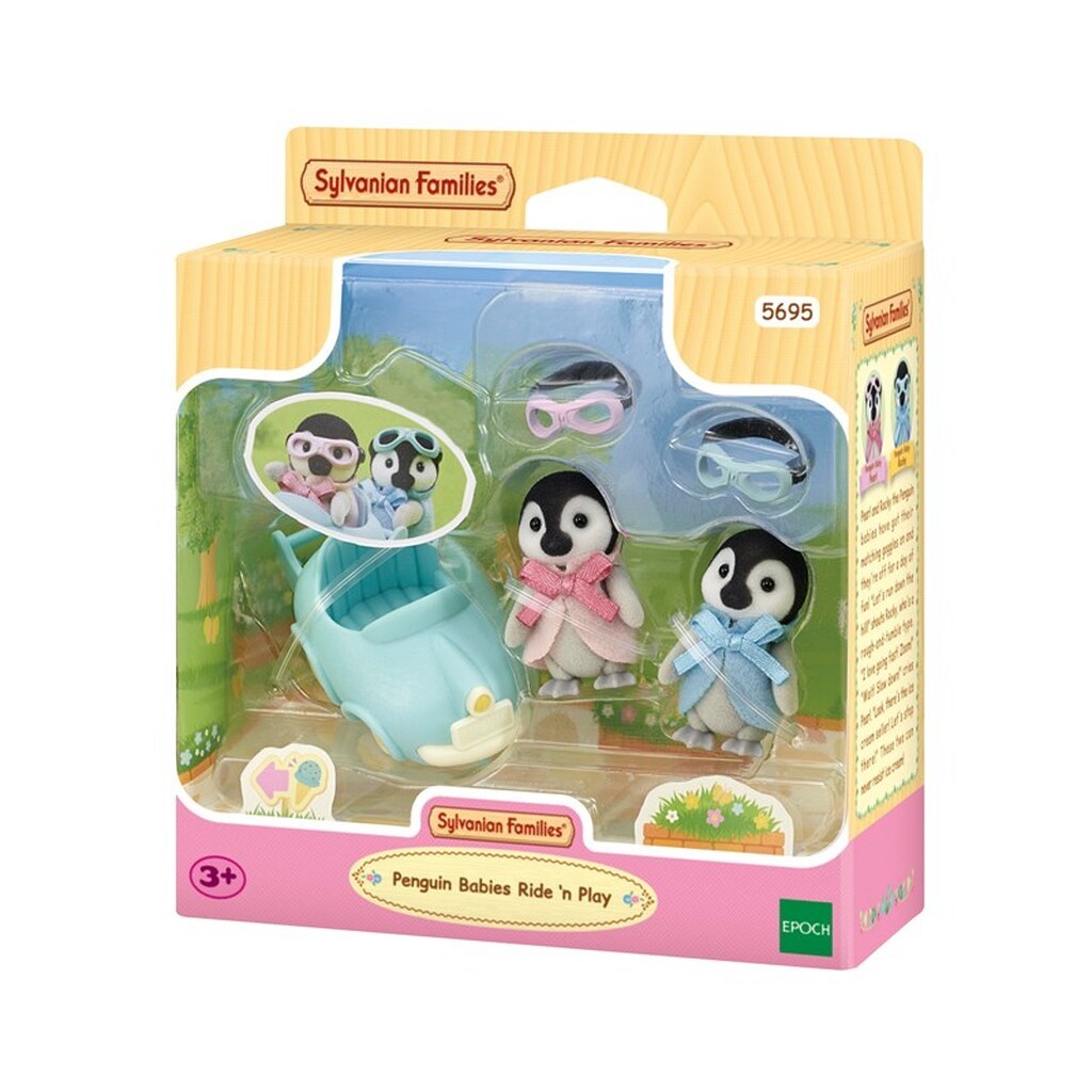 Sylvanian Families Baby pingviner Cykel &amp; Legesæt