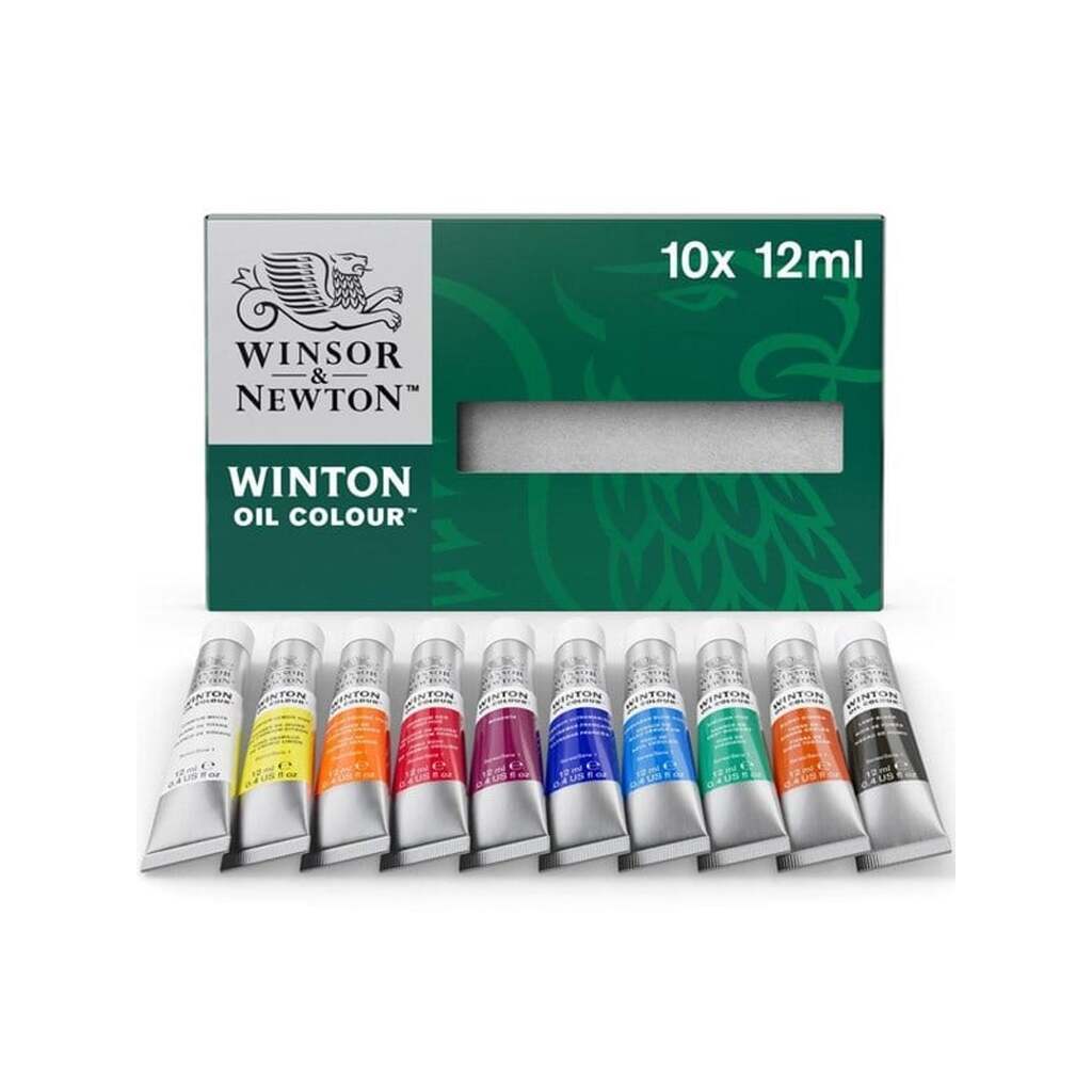 Winsor &amp; Newton Winton Oil Colour Tube Set (10 x 21 ml)