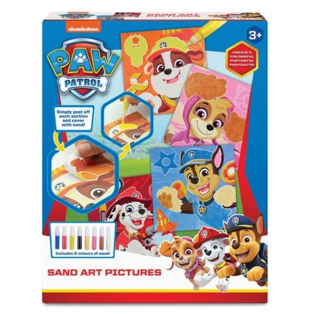 Creative Craft Group PAW PATROL Sand painting - 4 sheet + 12