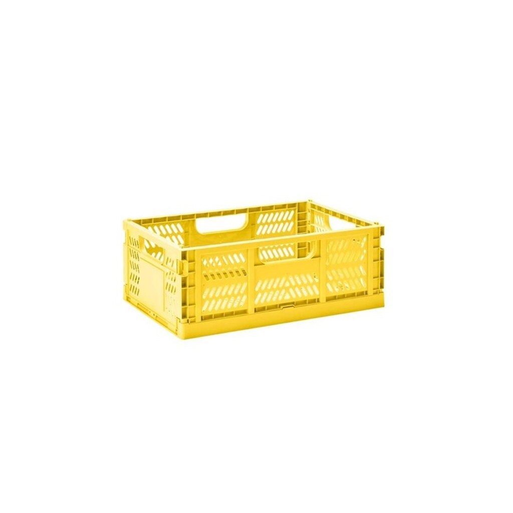 3 Sprouts - Modern Folding Crate Large Yellow