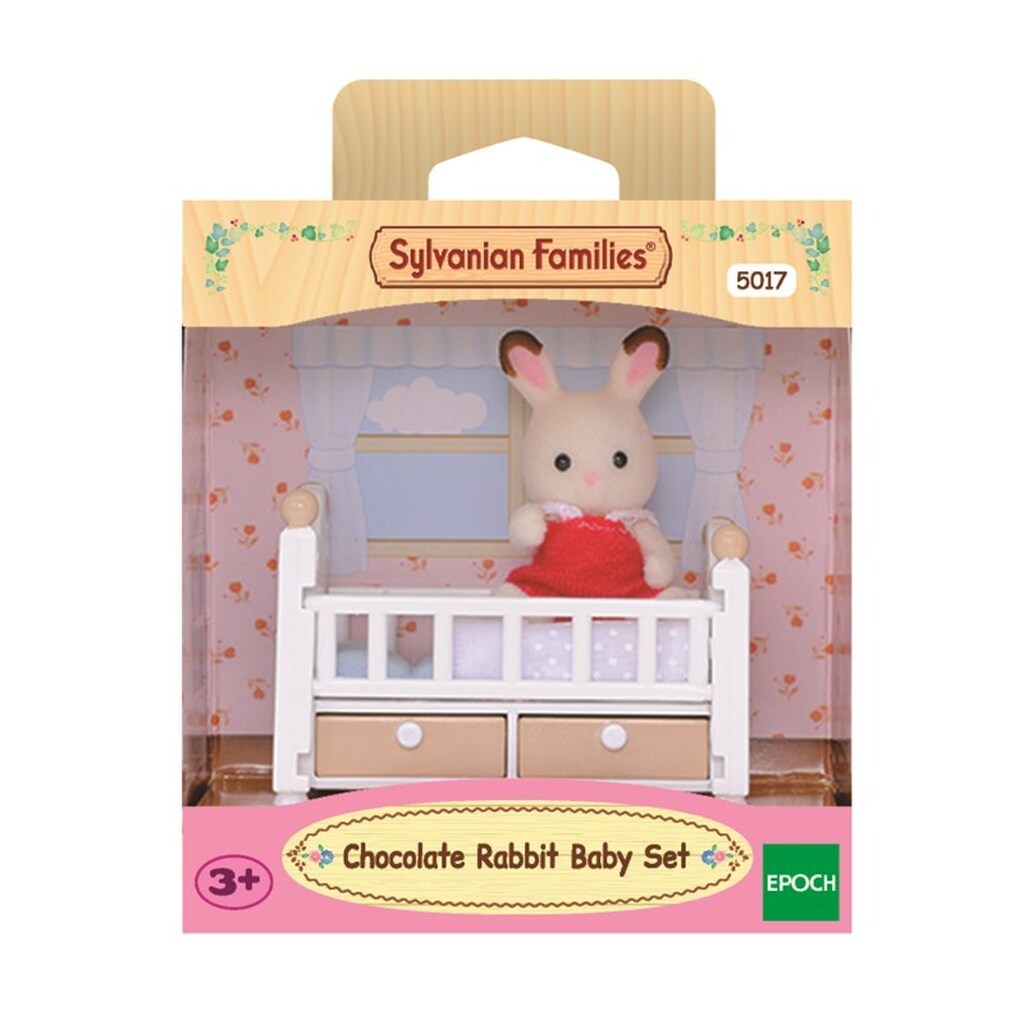 Sylvanian Families Sæt til Baby Chokoladekanin (babyseng)