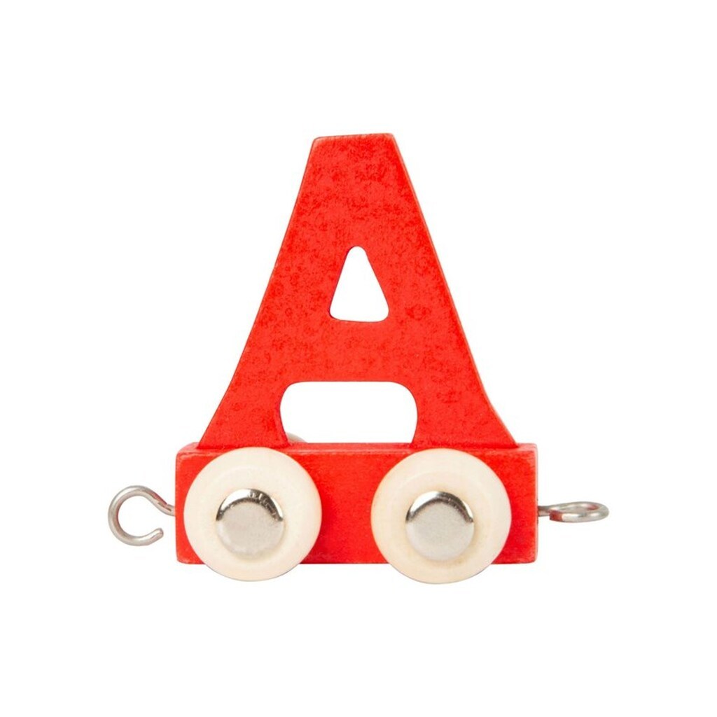Small Foot - Wooden Letter Train Color - A