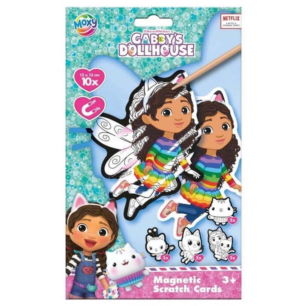 Hobby Mate GABBY´S DOLLHOUSE Scratch card 12*13cm