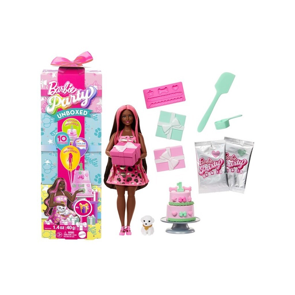 Barbie Party Unboxed Black Doll