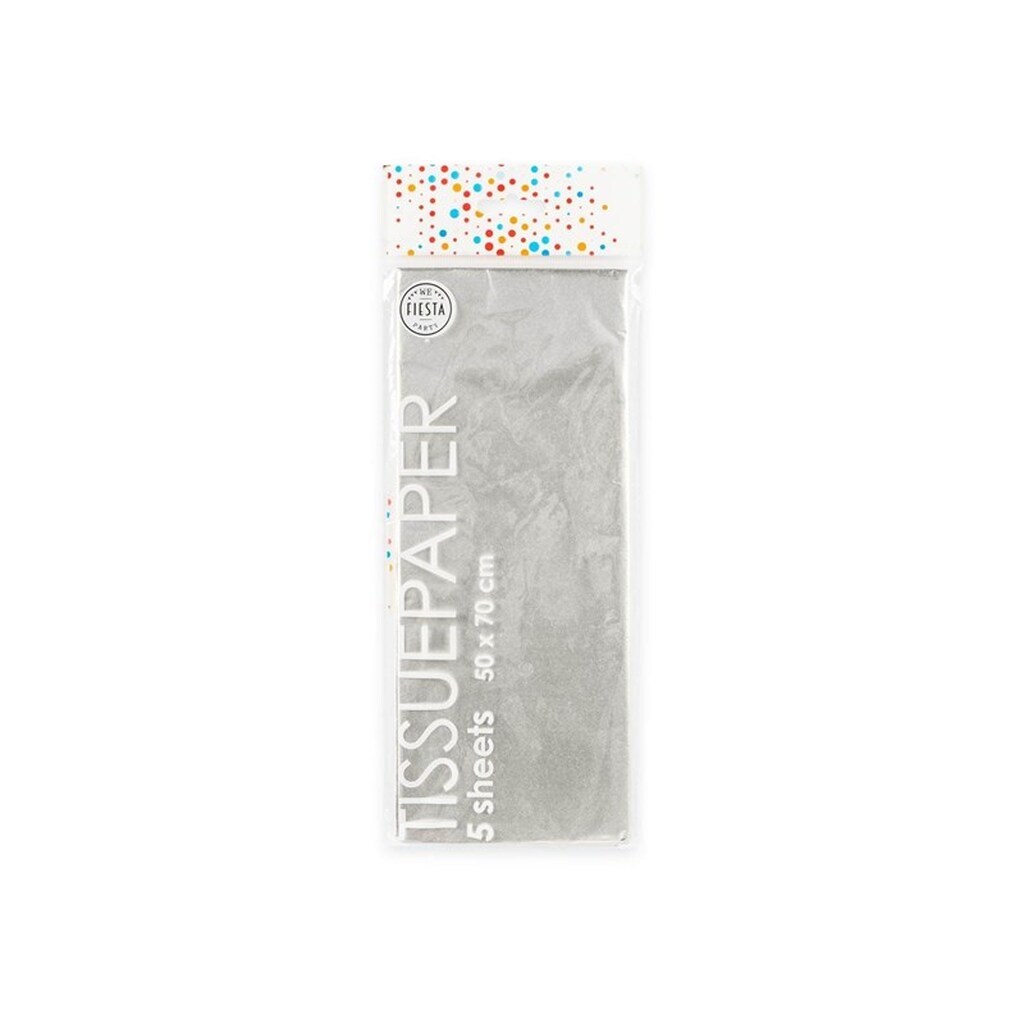 Globos - Tissue Paper 10 Sheets Silver 50x70cm