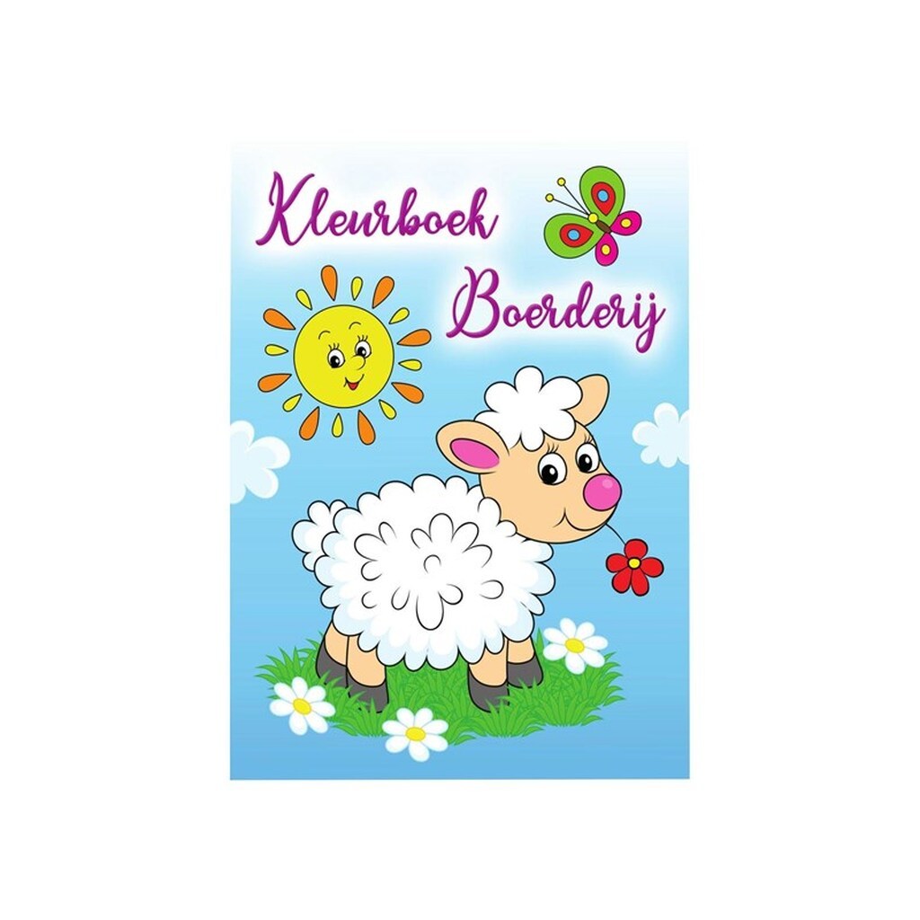 Mondikaarten Coloring book Farm