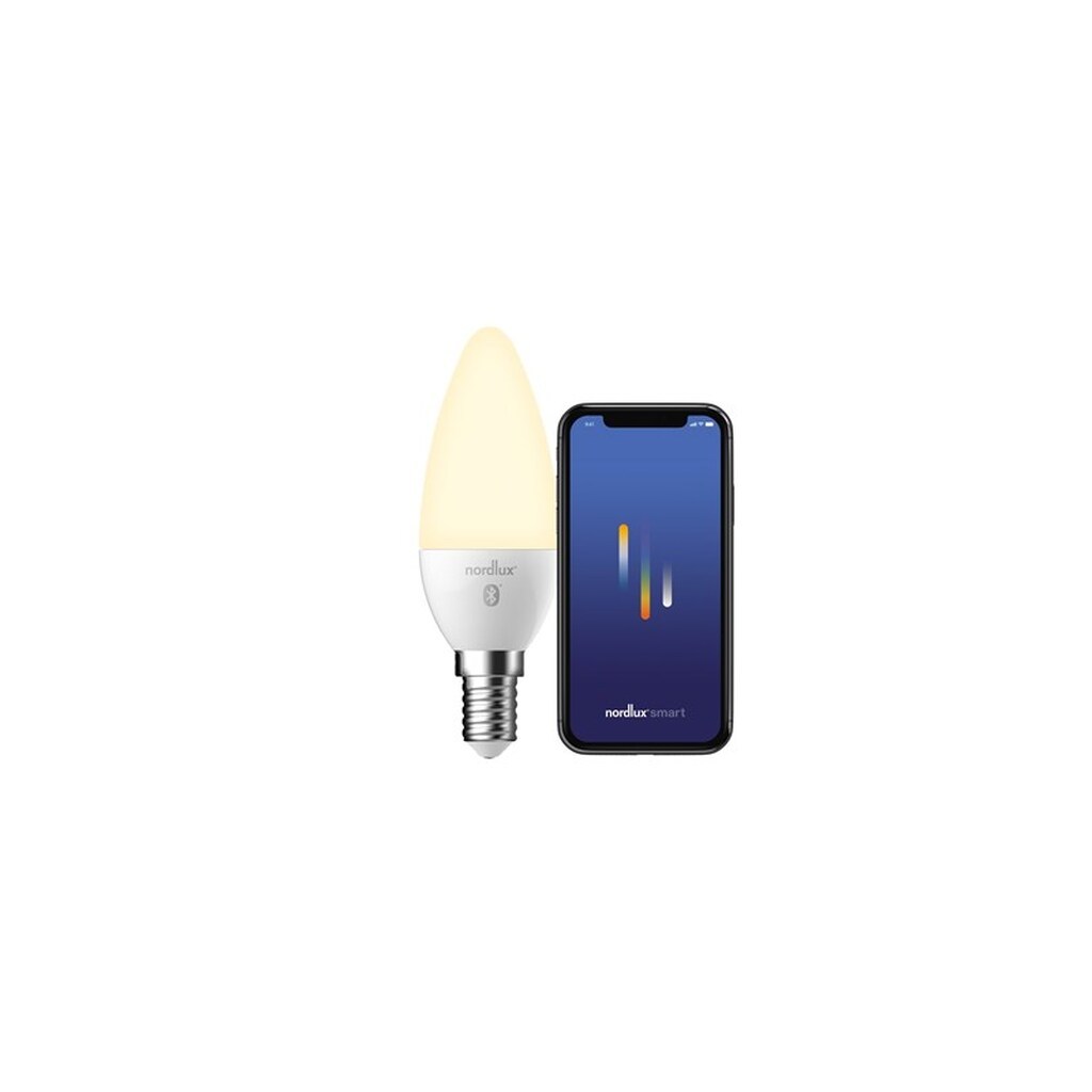 Nordlux Smart Pære E14 Kerte, Hvid