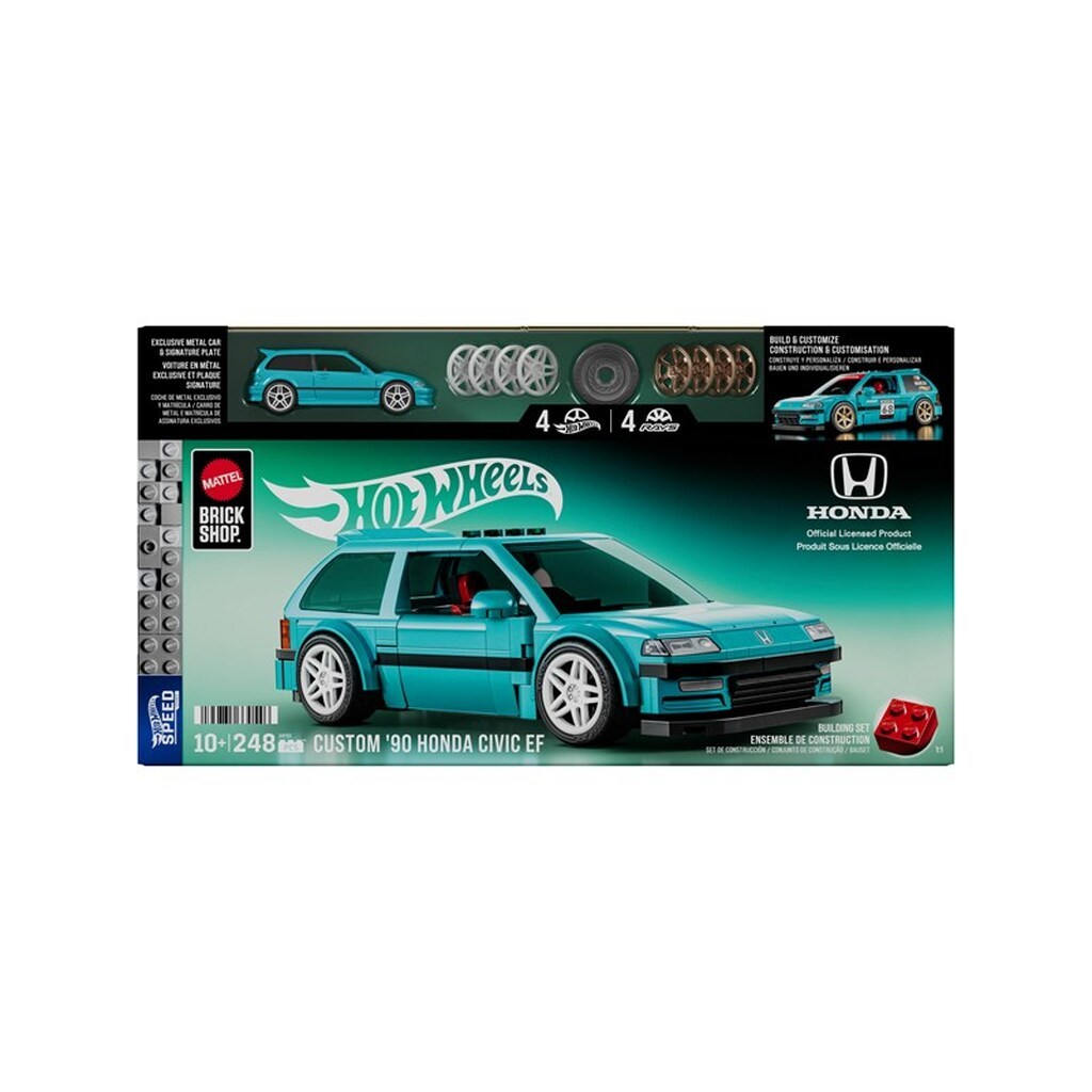 Hot Wheels Brick Shop Speed Series Honda Civic EF